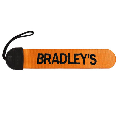 Safety Orange Custom Embroidered Bag Tags 3 Pack Luggage Tag