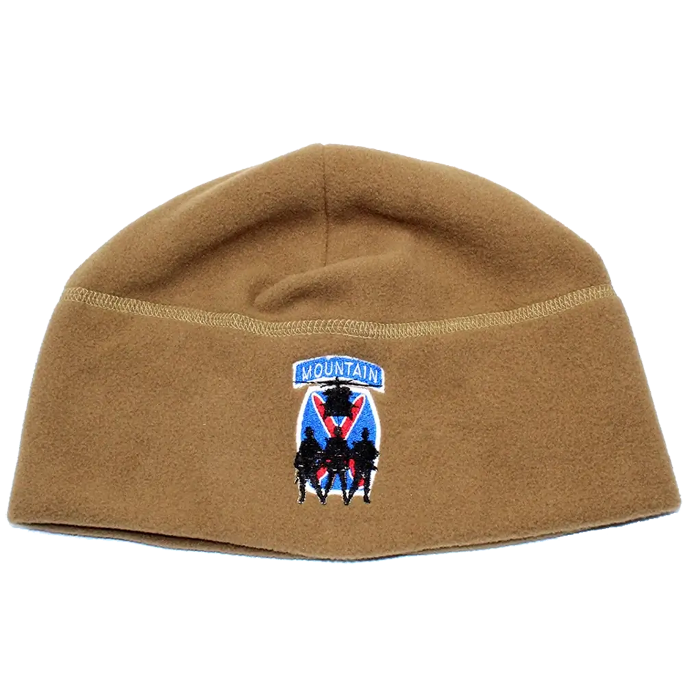 10th Mountain Division Embroidered Polartec Micro-Fleece Hat