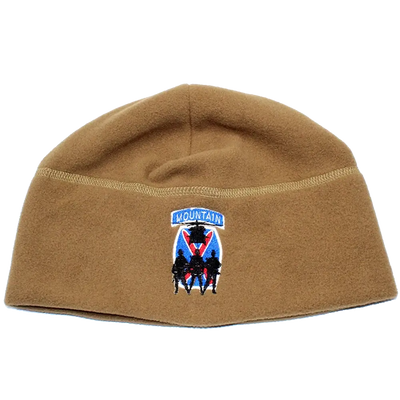 10th Mountain Division Embroidered Polartec Micro-Fleece Hat