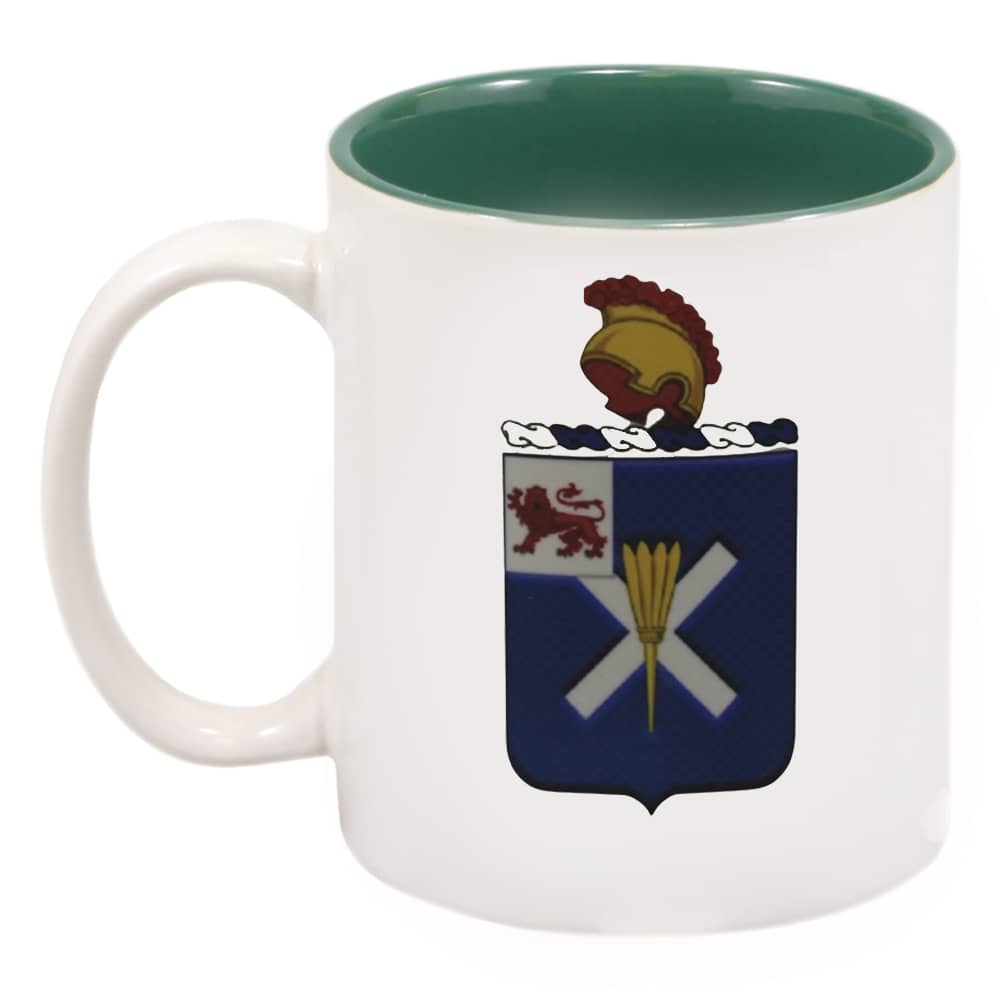 1-32nd Infantry Coffee Mug with Green Interior