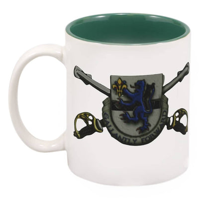3-71st Cavalry Coffee Cup with Green Interior
