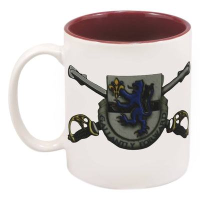 3-71st Cavalry Coffee Cup with Maroon Interior