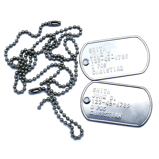 Wonderjune 30 Pack Camouflage Dog Tags With Beaded Chains - Army Party Decor, Soldier Men Dog Tags, 5x3cm Acrylic Tags With 70cm Stainless Steel Chains - View #14