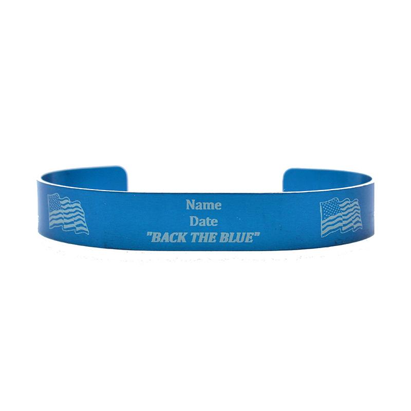 Blue Memorial Bracelet