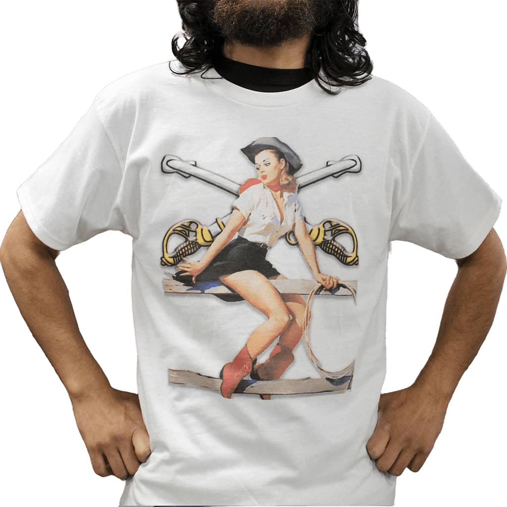 Army Pin-Up Cavalry Branch T-Shirts