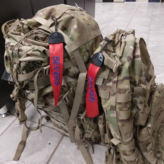 Military bag tags store
