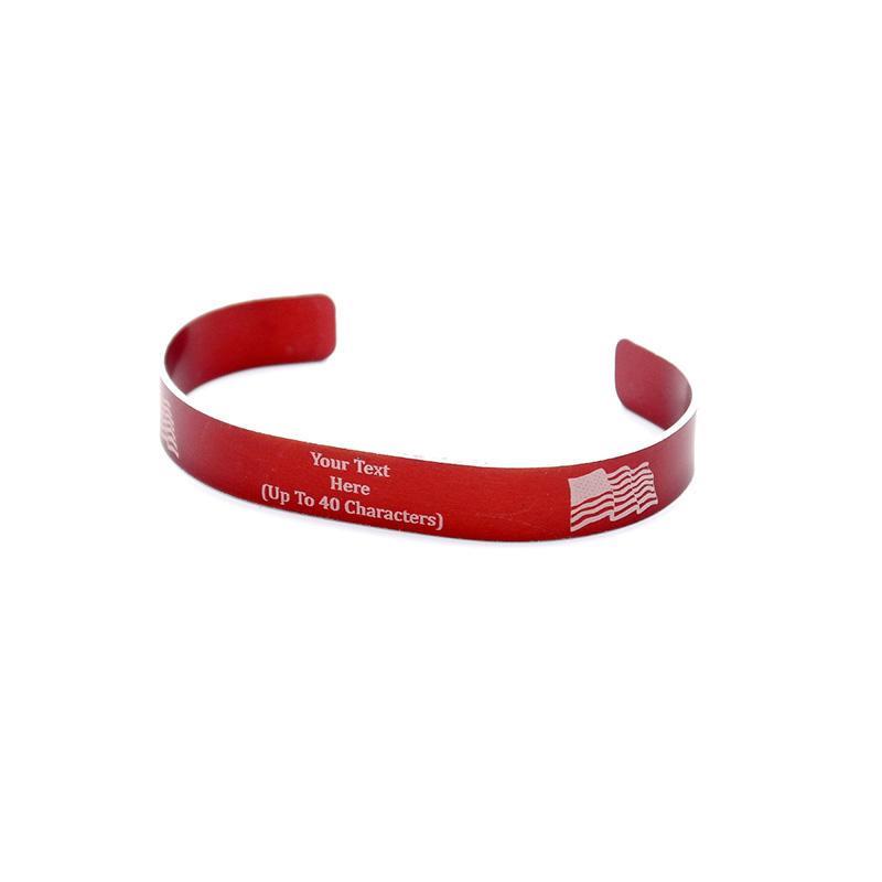 red memorial bracelet