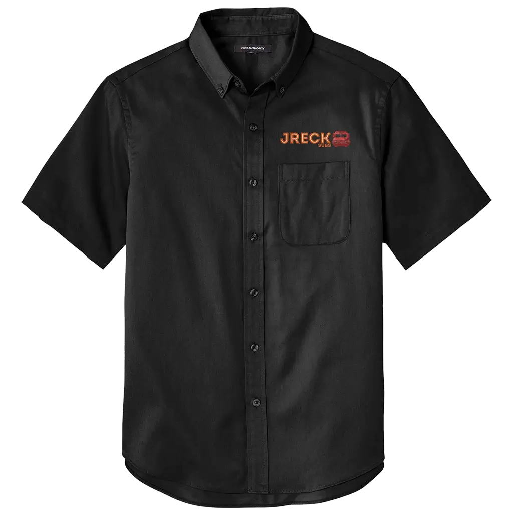 JRECK's Short Sleeve Male Button-Down Shirt
